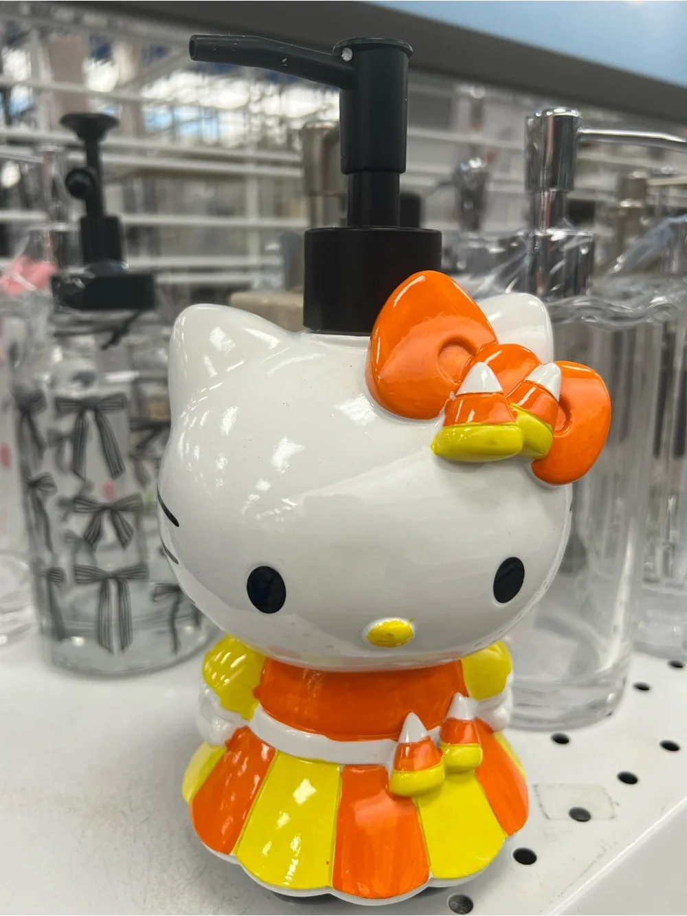Hello Kitty Candy Corn Soap Dispenser